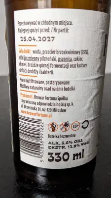 Derbeth's photo of Fortunatus Peach Wild Ale