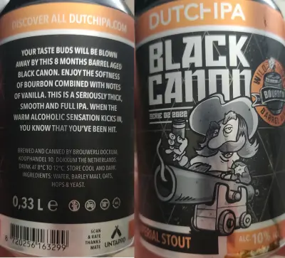 Basementonline's photo of Dutch IPA - Black Canon Serie 02 2022