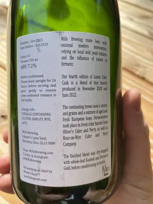 Borresteijn's photo of Saison Cider Cask - Blend Four
