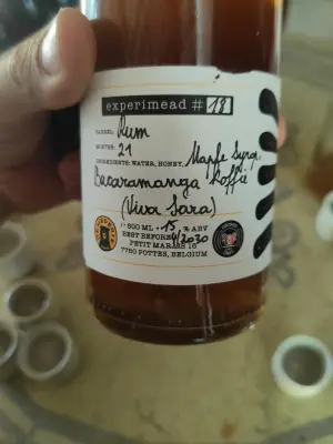 minutemat's photo of Experimead 18: 21 Months Rum Barrel Aged With Maple Syrup And Bacaramanga Coffee