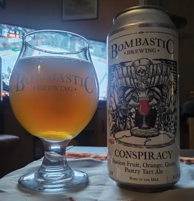 stevoj's photo of Conspiracy - Passion Fruit, Orange, Guava Pastry Tart Ale