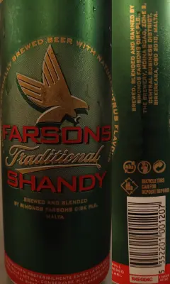 Basementonline's photo of Farsons Traditional Shandy