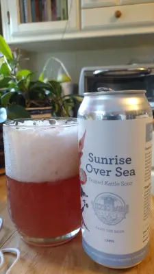 Clarkvv's photo of Sunrise Over Sea - Raspberry & Peach
