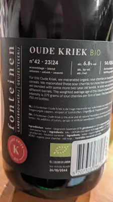 fonefan's photo of Oude Kriek (Season 23|24) Blend No. 44