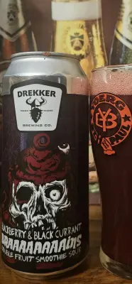 drpimento's photo of Braaaaaaaains Blackberry & Black Current Double Fruit Smoothie Sour