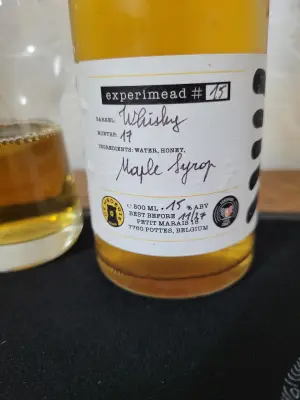 danlo's photo of Experimead #15: 17months Whisky Barrel Aged + Maple Syrup