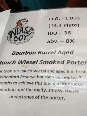 Dogbrick's photo of Bourbon Barrel Aged Rauch Weasel