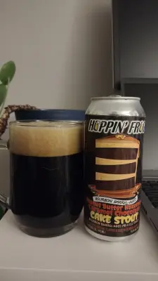 Clarkvv's photo of Peanut Butter Hazelnut Caramel Chocolate Cake Stout - Bourbon Barrel-Aged
