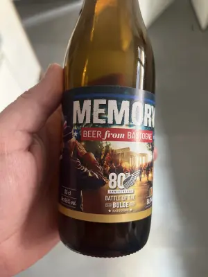 Bbcplux's photo of Memory beer from Bastogne