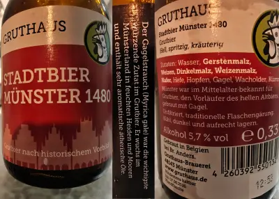 Basementonline's photo of Stadtbier Münster 1480
