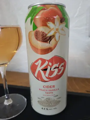 danlo's photo of Kiss Cider Peach Vanilla Taste