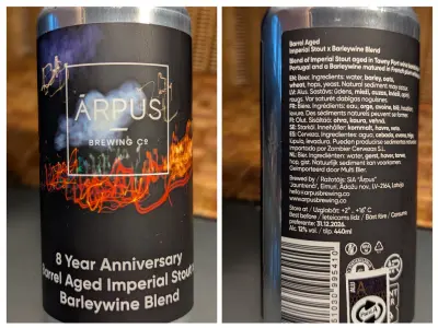 fonefan's photo of 8 Year Anniversary Barrel Aged Imperial Stout X Barleywine Blend