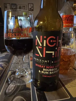 Chris_Ofstad's photo of Night Shift Vintage 2022 Wheat Wine Aged In Bourbon & Rum Barrels
