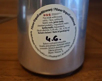 Franclh's photo of Pilsner Urquell Nefiltrovaný / Unfiltered