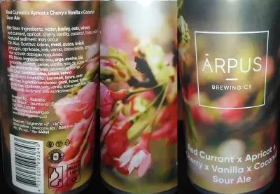 Dorain's photo of Red Currant x Apricot x Cherry x Vanilla x Coconut Sour Ale