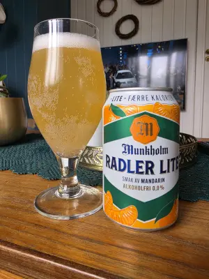 Lunde's photo of Munkholm Radler Lite Mandarin