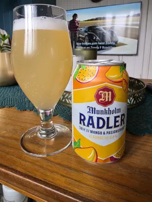 Lunde's photo of Munkholm Radler Mango & Pasjonsfrukt