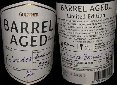 Dorain's photo of Barrel Aged - Calvados Quadrupel 2022