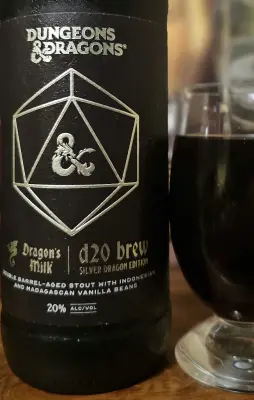 drpimento's photo of Dragon's Milk X Dungeons & Dragons: D20 Brew (Silver Dragon Edition)