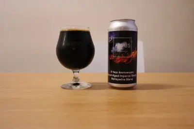 tompaulman's photo of 8 Year Anniversary Barrel Aged Imperial Stout X Barleywine Blend