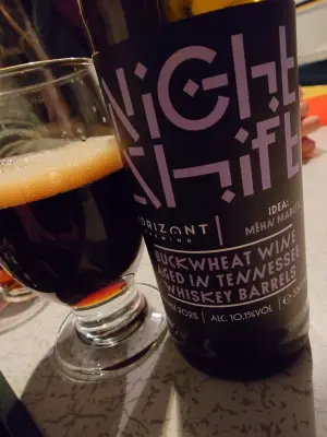 TomHendriksen's photo of Night Shift (2025 Buckwheat Wine Aged in Tennessee Whiskey Barrels)