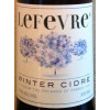 Lefevre (Eric Lefevre) Winter Cidre