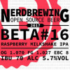 Nerdbrewing Beta #16 Raspberry Milkshake IPA