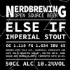 Nerdbrewing Else If Imperial Stout