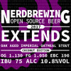 Nerdbrewing Extends Oak Aged Imperial Oatmeal Stout - Coconut Ed.