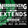 Nerdbrewing Extends Imperial Oatmeal Stout - No Oak Ed.