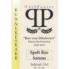 PochPoater - Elsener Bierbrouwerij Kunnekeskakr Spelt Rye Saison