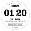 Brew By Numbers 01|20 Saison - Hallertau Blanc & Wai-iti