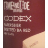 Time and Tide Brewing Codex - Patersbier Bretted BA Red
