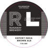 Runaway Brewery Export India Brown Ale