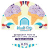 Vault City Blueberry Muffin Waffle Cone Crunch Triple Scoop
