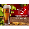 Minipivovar Klenot 15° silné pivo světlé