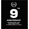 Halve Tamme 9th Anniversary - Bourbon Barrel Aged Black Barley Wine W/ Coffee, Vanilla & Cacao
