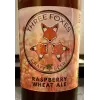 Three Foxes Craft Beer Raspberry Wheat Beer