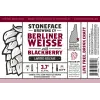 Stoneface Brewing Company Berliner Weisse - Blackberry